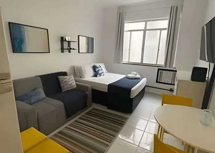 Studio Pe Na Areia Em Copacabana Rio de Janeiro